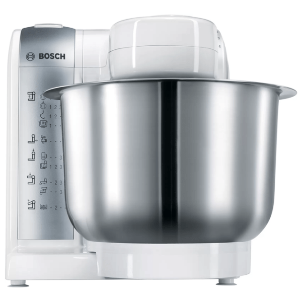 Mașină de bucătărie Bosch MUM4880 White 600 W, Mecanic, Numărul de viteze: 4 photo 2