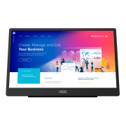 Монитор AOC 16T2 Черный 15.6" Full HD IPS WLED