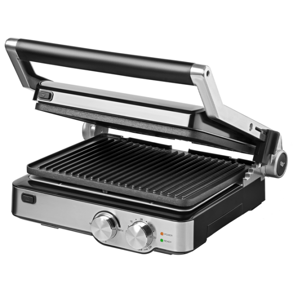 Grill electric Ardesto GK-2000M Inox 2000 W, Contact, Barbecue, 240 °С photo 2