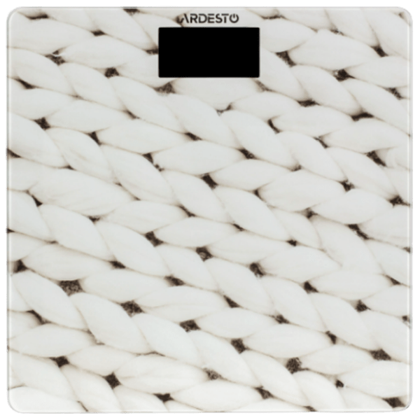Напольные весы Ardesto SCB-965KNIT Белый 150 кг / Белый photo 1