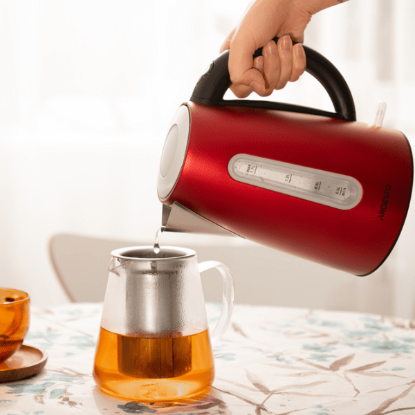 Ceainic electric Ardesto EKL-F300R Red 2200 W, 1.7l, Material interior: Inox photo 4