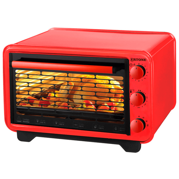 Cuptor electric Ertone ERT-MN9060RS Red 1420 W, 36 l photo 3