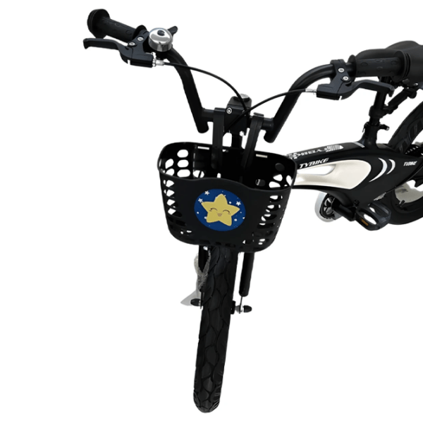 Bicicletă TyBike BK-1 14" 14" Black White Aluminiu / Pentru copii photo 4