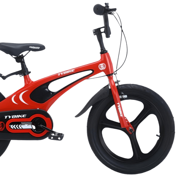 Bicicletă TyBike BK-1 16" 14" Red Black Aluminiu / Pentru copii photo 3