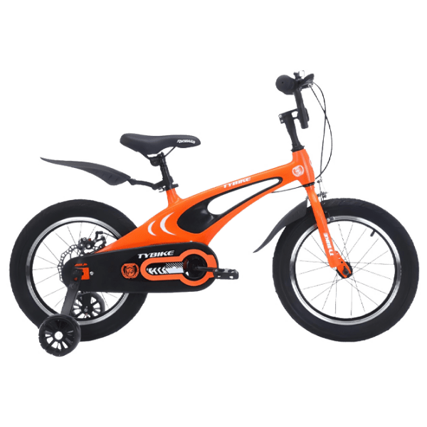 Bicicletă TyBike BK-1 Spoke 18" 14" Orange Black Aliaj de magneziu / Pentru copii photo 1