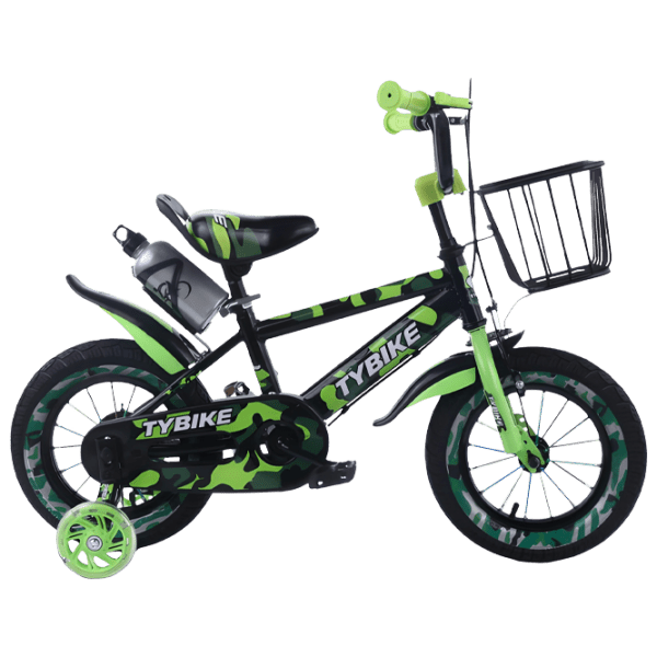 Bicicletă TyBike BK-4 20" Green Black Aluminiu / Pentru copii photo 1