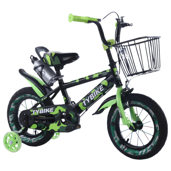 Bicicletă TyBike BK-4 20" Green Black Aluminiu / Pentru copii photo 2