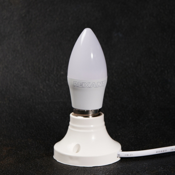Лампочка светодиодная Rexant C37 604-030 E27 | 11.5 Вт | White photo 4