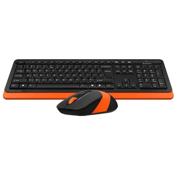 Tastatura & Mouse A4Tech FG1010 Orange Home and Office, Fără fir photo 2