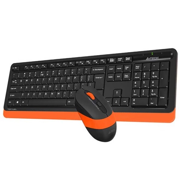 Tastatura & Mouse A4Tech FG1010 Orange Home and Office, Fără fir photo 4
