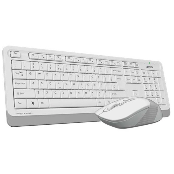 Tastatura & Mouse A4Tech FG1010 White Home and Office, Fără fir photo 3