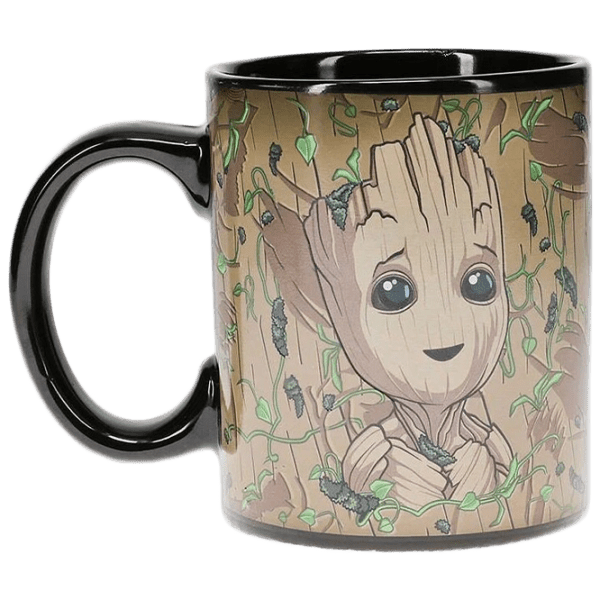 Cană Paladone Marvel Groot Brown 315 ml photo 1