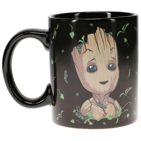 Cană Paladone Marvel Groot Brown 315 ml photo 2