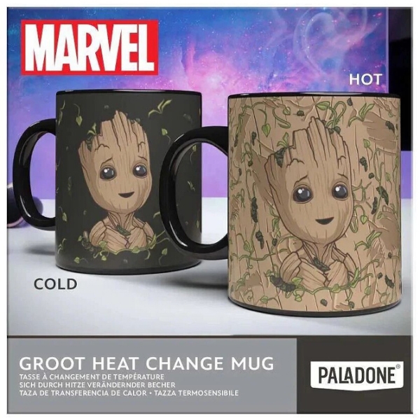 Cană Paladone Marvel Groot Brown 315 ml photo 6