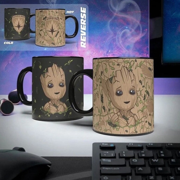 Cană Paladone Marvel Groot Brown 315 ml photo 7
