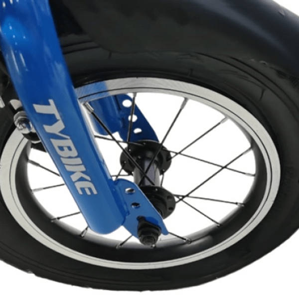 Bicicletă TyBike BK-1 Spoke 18" 14" Blue Black Aliaj de magneziu / Pentru copii photo 4