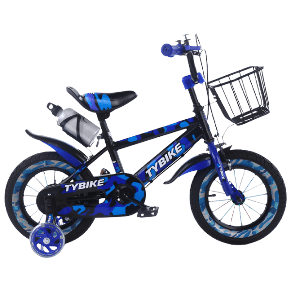 Bicicletă TyBike BK-3 12" Blue Black Aluminiu / Pentru copii photo 1
