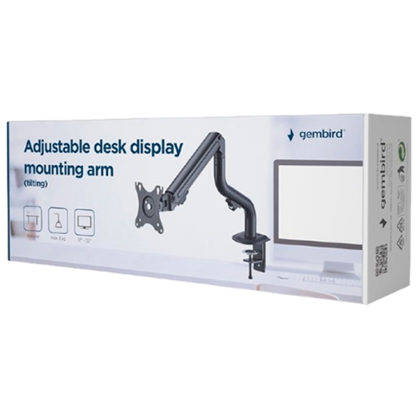 Suport pentru monitor Gembird MA-DA1-02 Black VESA 100 x 100 mm photo 3