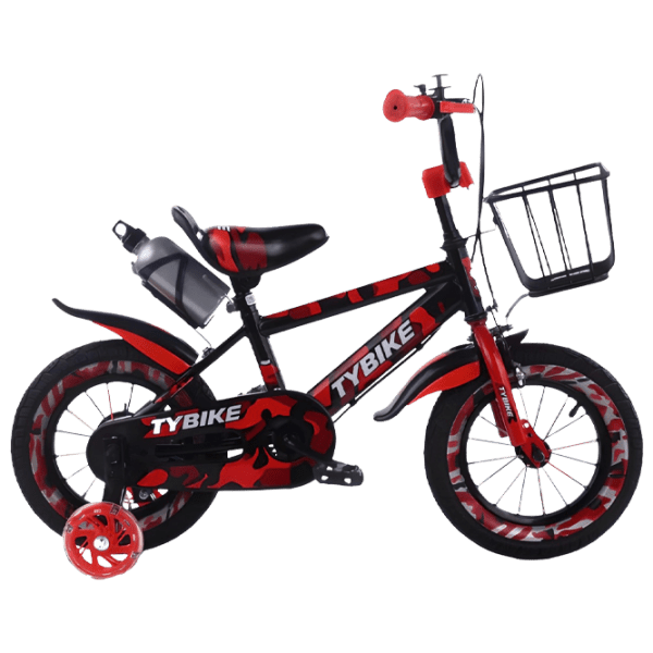 Bicicletă TyBike BK-3 12" Red Black Aluminiu / Pentru copii photo 1