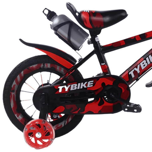 Bicicletă TyBike BK-3 16" Red Black Aluminiu / Pentru copii photo 3