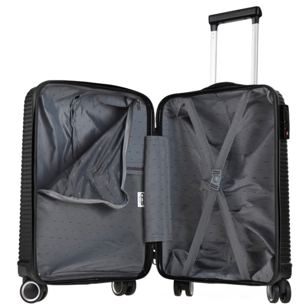 Чемодан CCS 5224 Черный 45л   photo 5