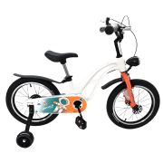 Bicicletă TyBike BK-6 14" White Orange Aliaj de magneziu / Pentru copii