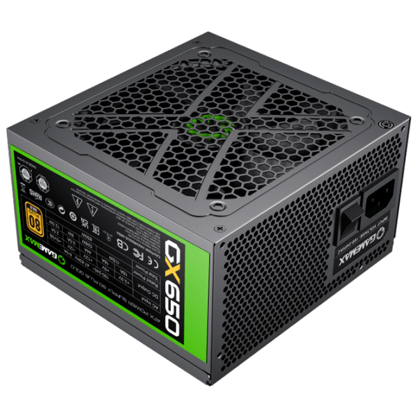 Sursă de alimentare Gamemax GX-650 80+ Gold 650 W Black  photo 1