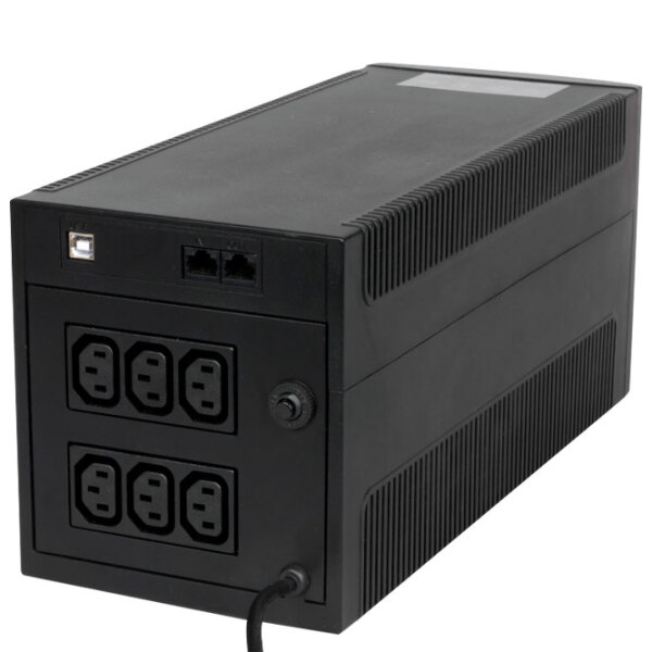 ИБП PowerCom RPT-2000AP (1200/ 2000) Черный  photo 4