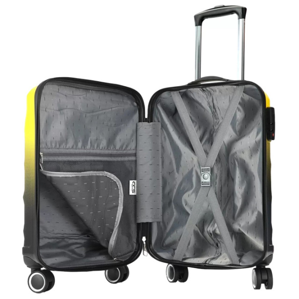 Valiză CCS 5226 Yellow Black 105l   photo 5