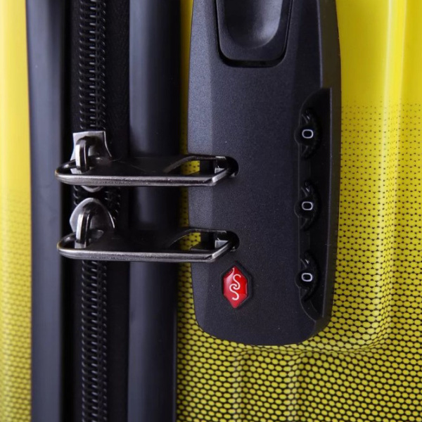 Valiză CCS 5226 Yellow Black 45l   photo 7