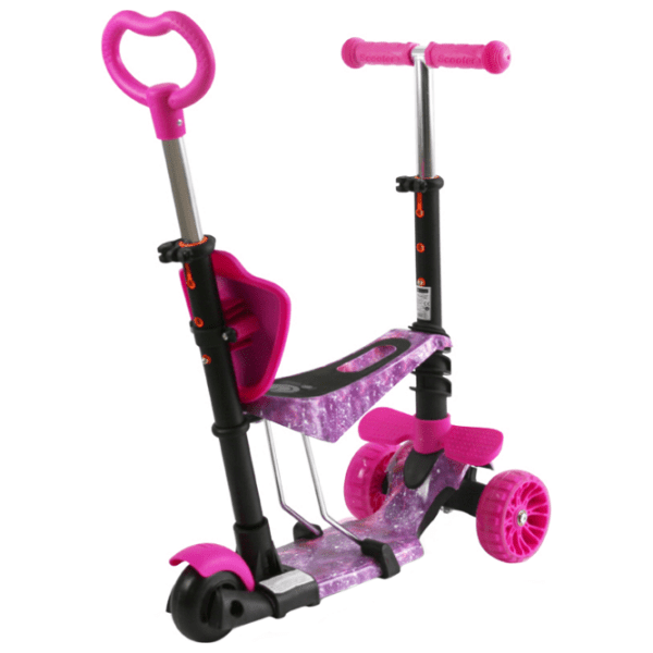 Детский трёхколёсный самокат Lorelli Draxter Plus (10390140021) Розовый 3 года, 20 кг, Пластиковые с силиконом photo 2