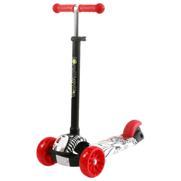Trotinetă pentru copii cu trei roți Lorelli Draxter (10390130022) Black 3 ani, 20 kg, Din plastic cu silicon photo 1