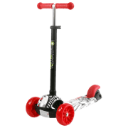 Trotinetă pentru copii cu trei roți Lorelli Draxter (10390130022) Black 3 ani, 20 kg, Din plastic cu silicon