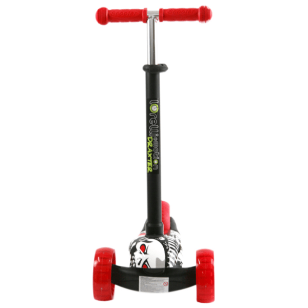 Trotinetă pentru copii cu trei roți Lorelli Draxter (10390130022) Black 3 ani, 20 kg, Din plastic cu silicon photo 4