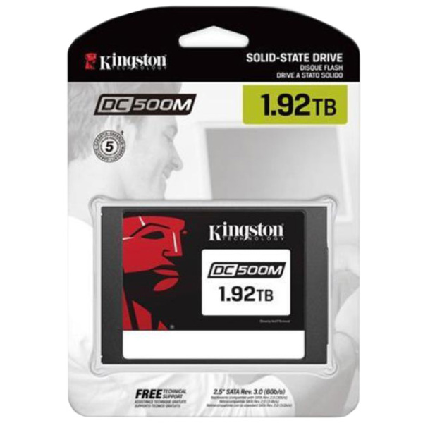 SSD Kingston DC500M 1.92 ТБ Скорость чтения: 555 МБ/ с,
Скорость записи: 525 МБ/ с photo 3