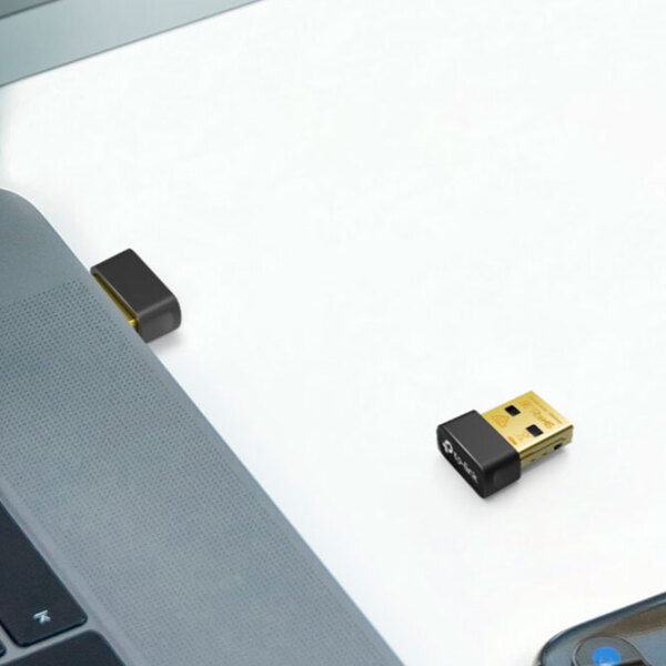Сетевой адаптер TP-Link T2UB Nano Черный  photo 3
