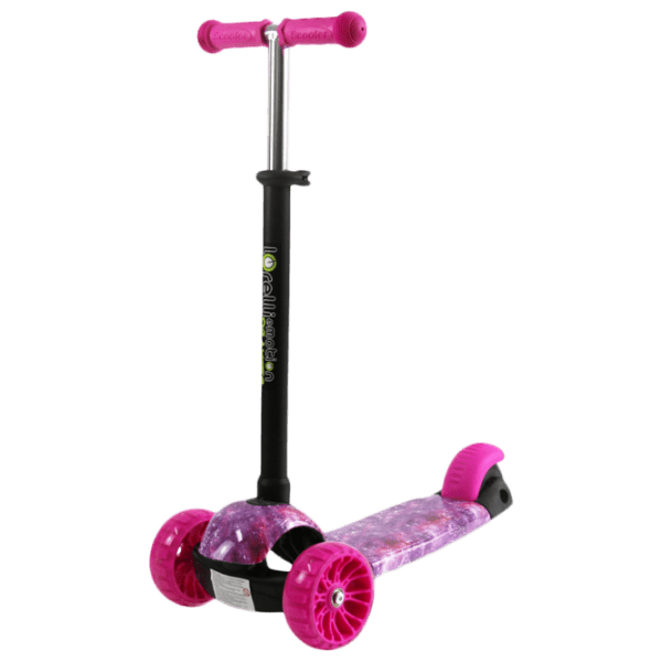 Детский трёхколёсный самокат Lorelli Draxter (10390130021) Розовый 3 года, 20 кг, Пластиковые с силиконом photo 1