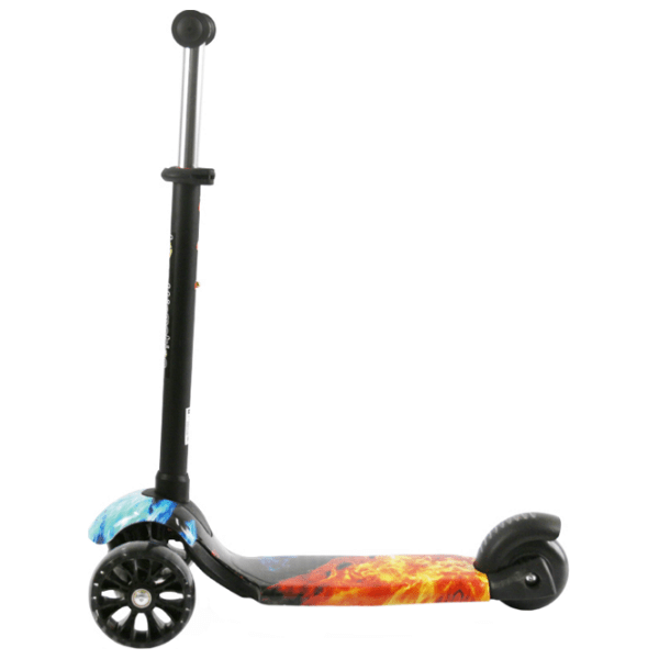 Детский трёхколёсный самокат Lorelli Draxter (10390130018) Черный 3 года, 20 кг, Пластиковые с силиконом photo 2