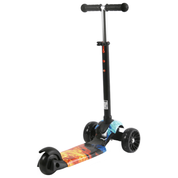 Детский трёхколёсный самокат Lorelli Draxter (10390130018) Черный 3 года, 20 кг, Пластиковые с силиконом photo 3