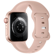 Ремешок Apple Watch WA15 Flexible series 8-character buckle solid color silicone strap Песочный Powder Силикон, 38, 40, 41 мм
