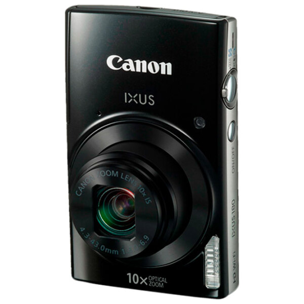 Cameră foto Canon IXUS 180 + Kit Black CCD, 20 MP, F 3.0 - F 6.9 photo 2