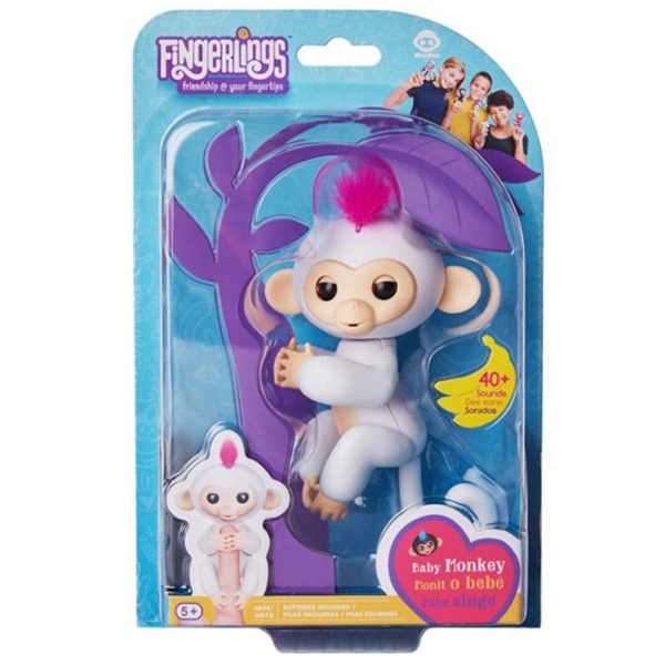 Фигурка WowWee Fingerlings Monkey Белый Для детей, 5+ photo 5