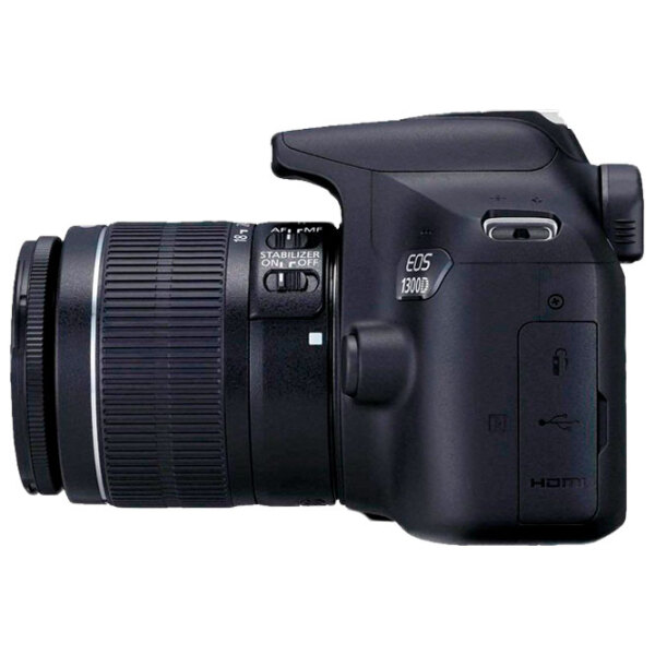 Cameră foto Canon EOS 1300D + EF-S18-55 DC III Kit Black CMOS, 18 MP, f/ 3.5 - f/ 5.6 photo 3