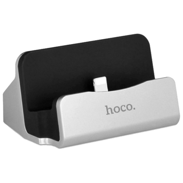 Suport pentru telefon Hoco CPH18 USB Charging Dock Silver  photo 1