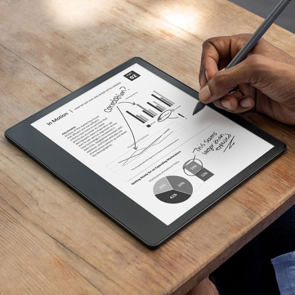 Электронная книга Amazon Kindle Scribe 2022 with Premium Pen Tungsten 64 ГБ Черный  photo 5