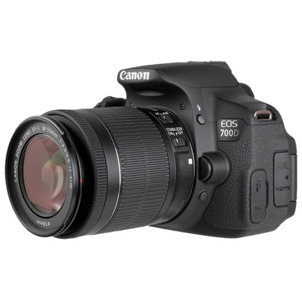 Cameră foto Canon EOS 700D + EF-S18-55 IS STM Kit Black CMOS, 18 MP, f/ 3.5 - f/ 5.6 photo 4