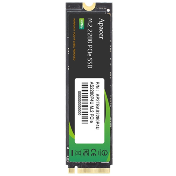 SSD Apacer AS2280P4U M.2 2 ТБ Скорость чтения: 3500 MБ/ с,
Скорость записи: 3000 MБ/ с photo 3