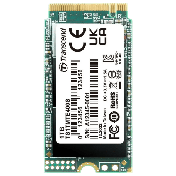 SSD Transcend 400S M.2 1 ТБ Скорость чтения: 2000 MБ/ с,
Скорость записи: 1700 MБ/ с photo 2