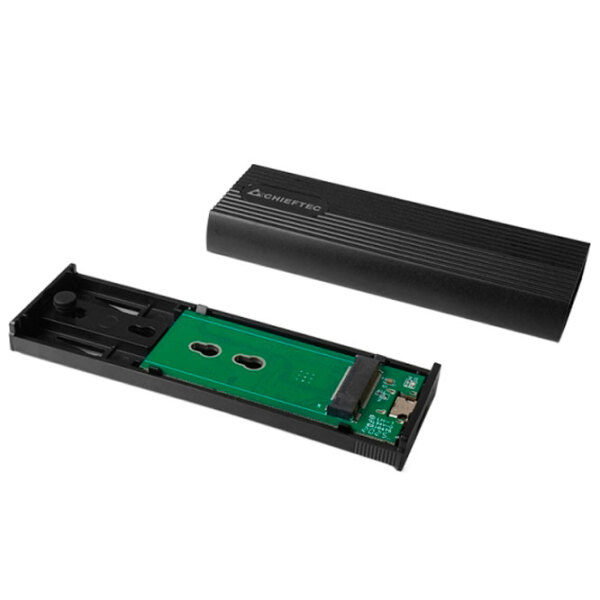 Carcasă externă pentru SSD Chieftec CEB-M2C-TL Black USB Type-C photo 3