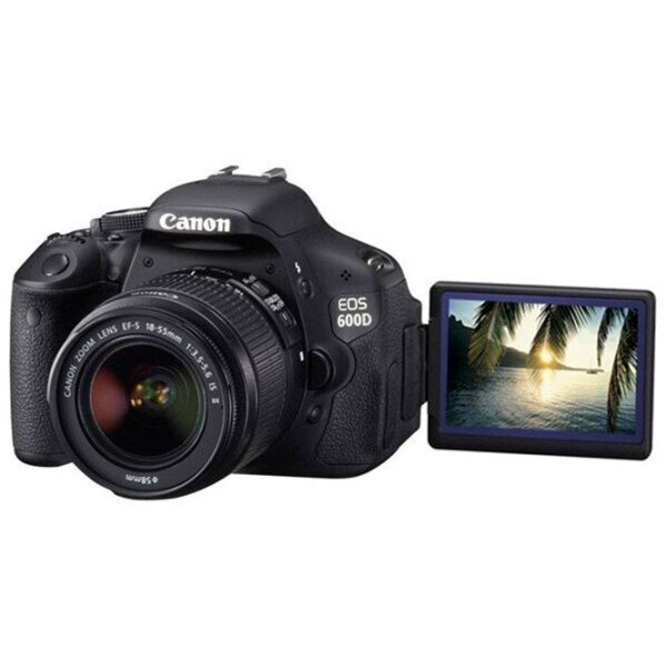 Cameră foto Canon EOS 600D + EF-S18-55 IS II Kit Black CMOS, 18 MP, f/ 3.5 - f/ 5.6 photo 3